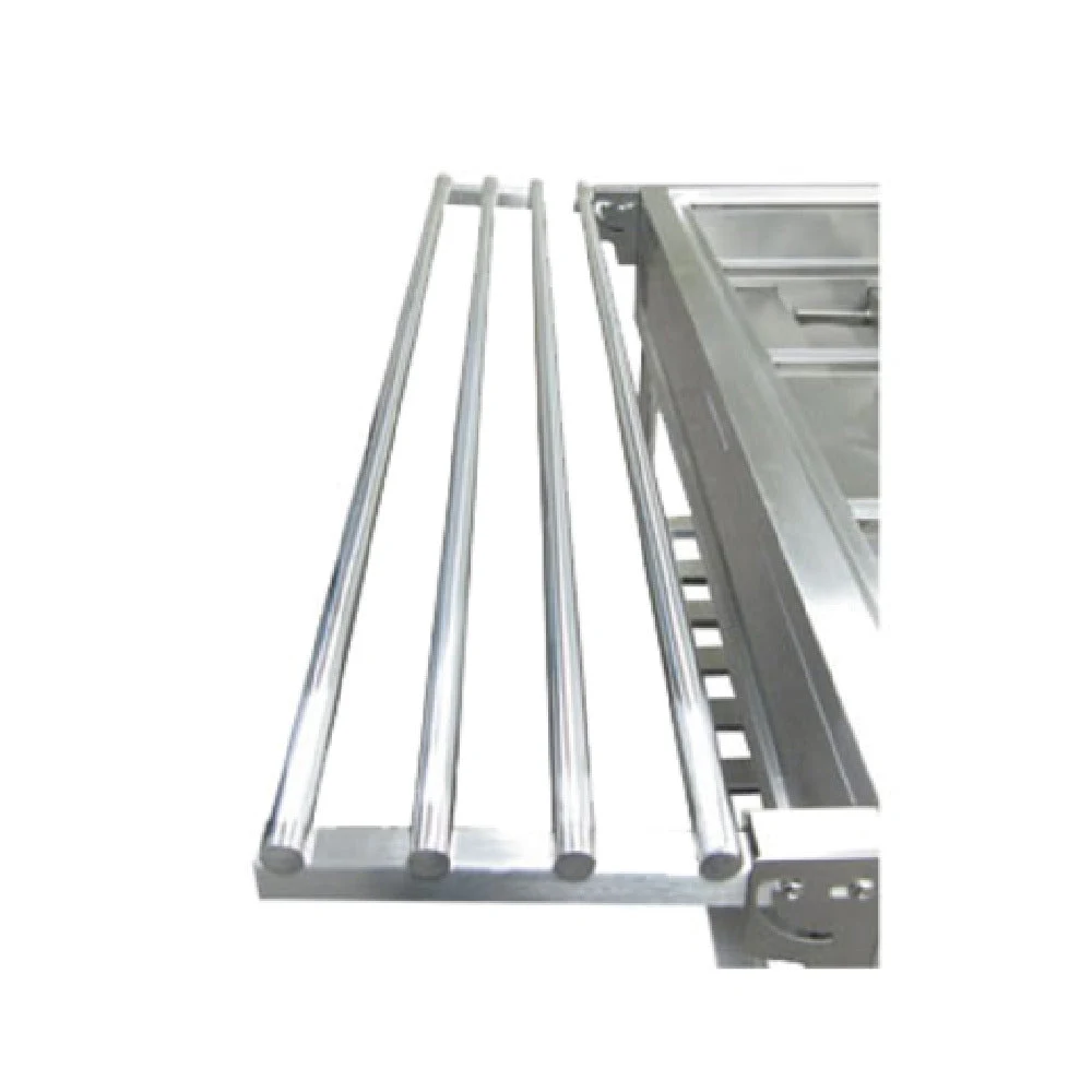 Admiral Craft EST-240/TH 57 Inch Tray Slide Shelf Stainless Steel 4 Rail