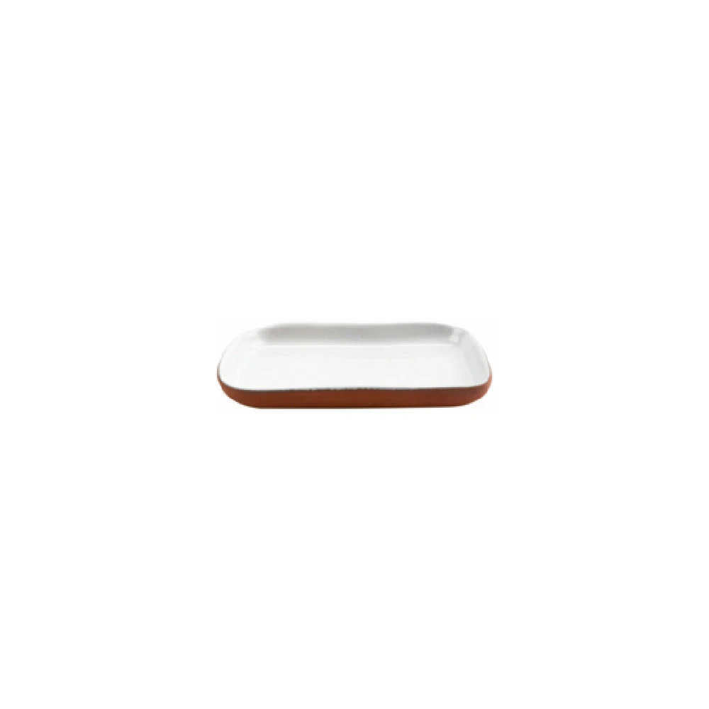 GET Enterprises SH.BL-1702WHT 8.27In Tray Terracotta Stone Heart White