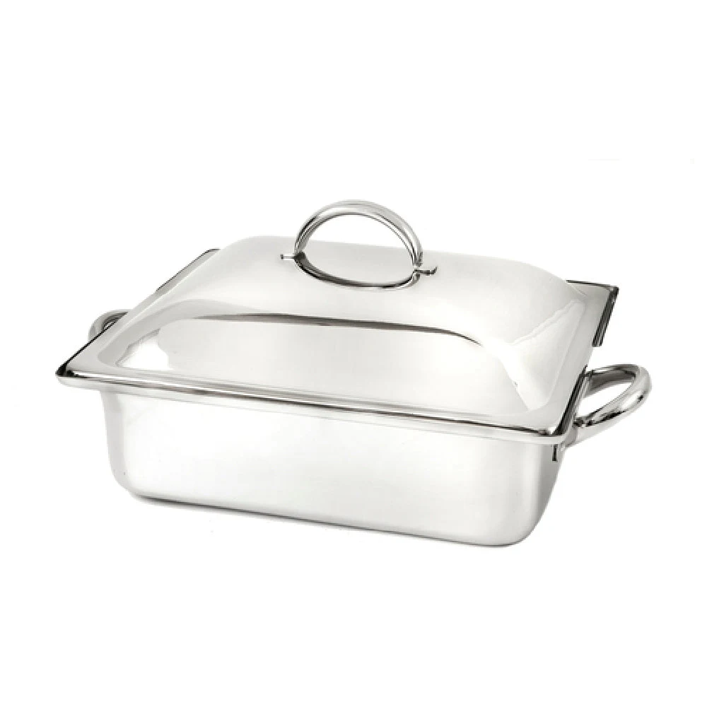 Steelite DW04QCWG8SS 4 Quarts Induction Ready Chafing Dish Stainless Steel