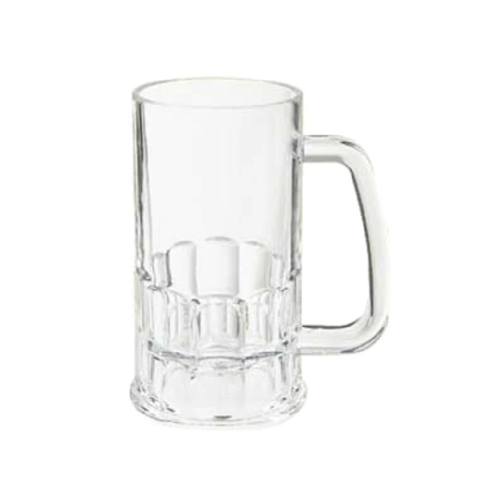 GET Enterprises 00085-1-SAN-CL 20 Oz Beer Mug Clear SAN Plastic 12 Packs