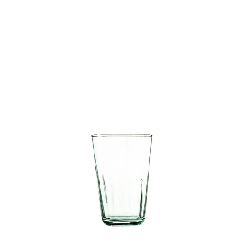 Hospitality Brands HGLMZ02-004 12.5 Oz Recycled Handmade Hi-Ball Glass with Sheer Rim