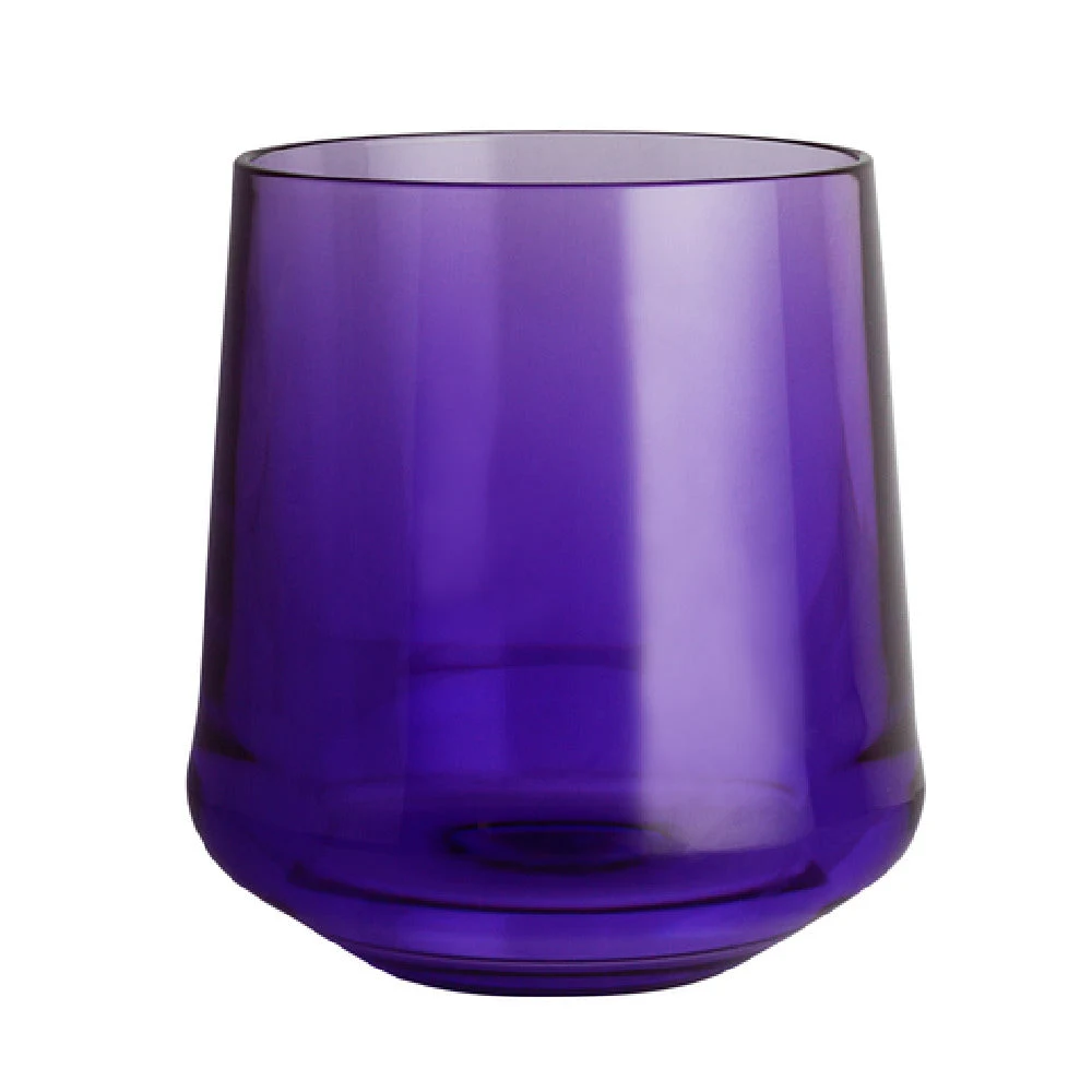 Steelite 7043DR011 12.0 Oz Stemless Wine Purple Polycarbonate - Case