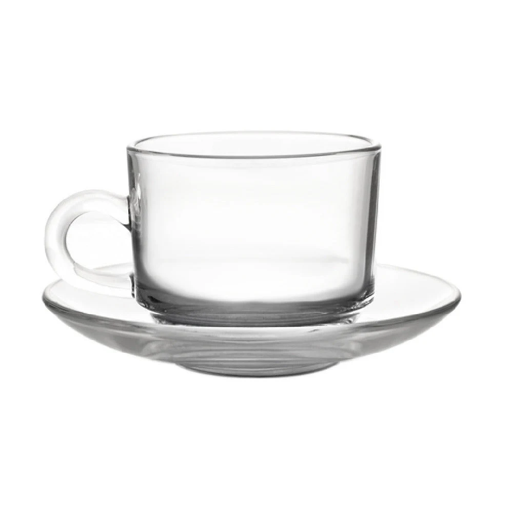 Anchor Hocking 1P00340 6-3/4 Oz Glass Teacup Clear Stackable - 6 Dozen Cases