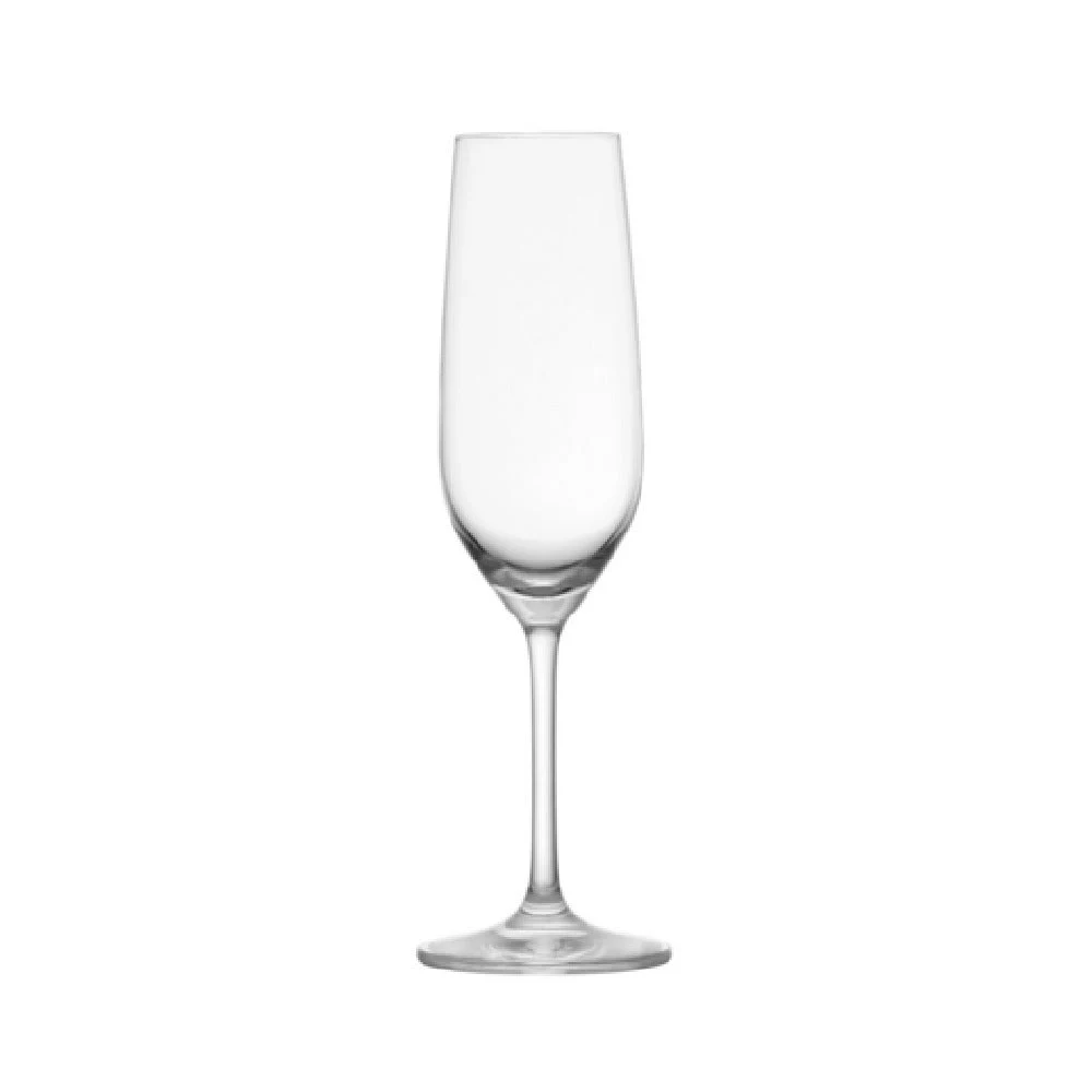Fortessa 0007.111989 7.7 Oz Flute Lead Free Crystal Glass Dishwasher Safe