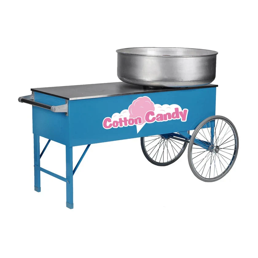 Optional 61 Inch Cotton Candy Cart with Spoke Wheels and Cutout, Gold Medal 3150CC