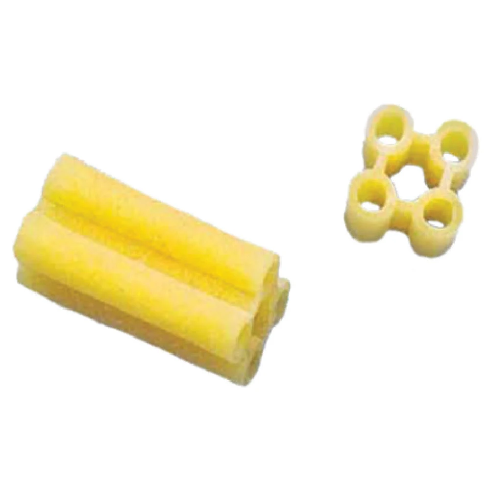 Arcobaleno Pasta Equipment AEX130 and AEX130M#394 Bronze Extruder Die Four Corners Looped Pasta