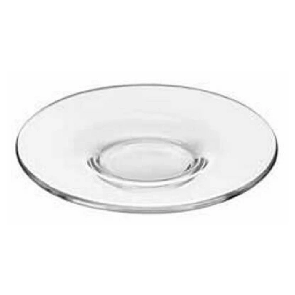 Libbey 13208919 4-5/8 Inch Diameter Ischia Espresso Saucer Glass 12 Packs