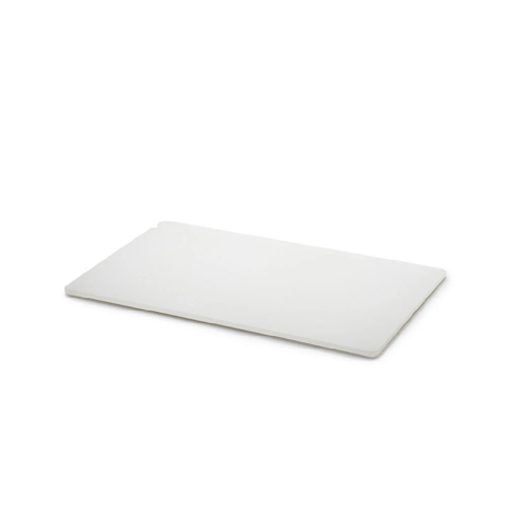 Revol 656909 20 Inch Rectangular Tray Stackable Resin White for Bakery Display