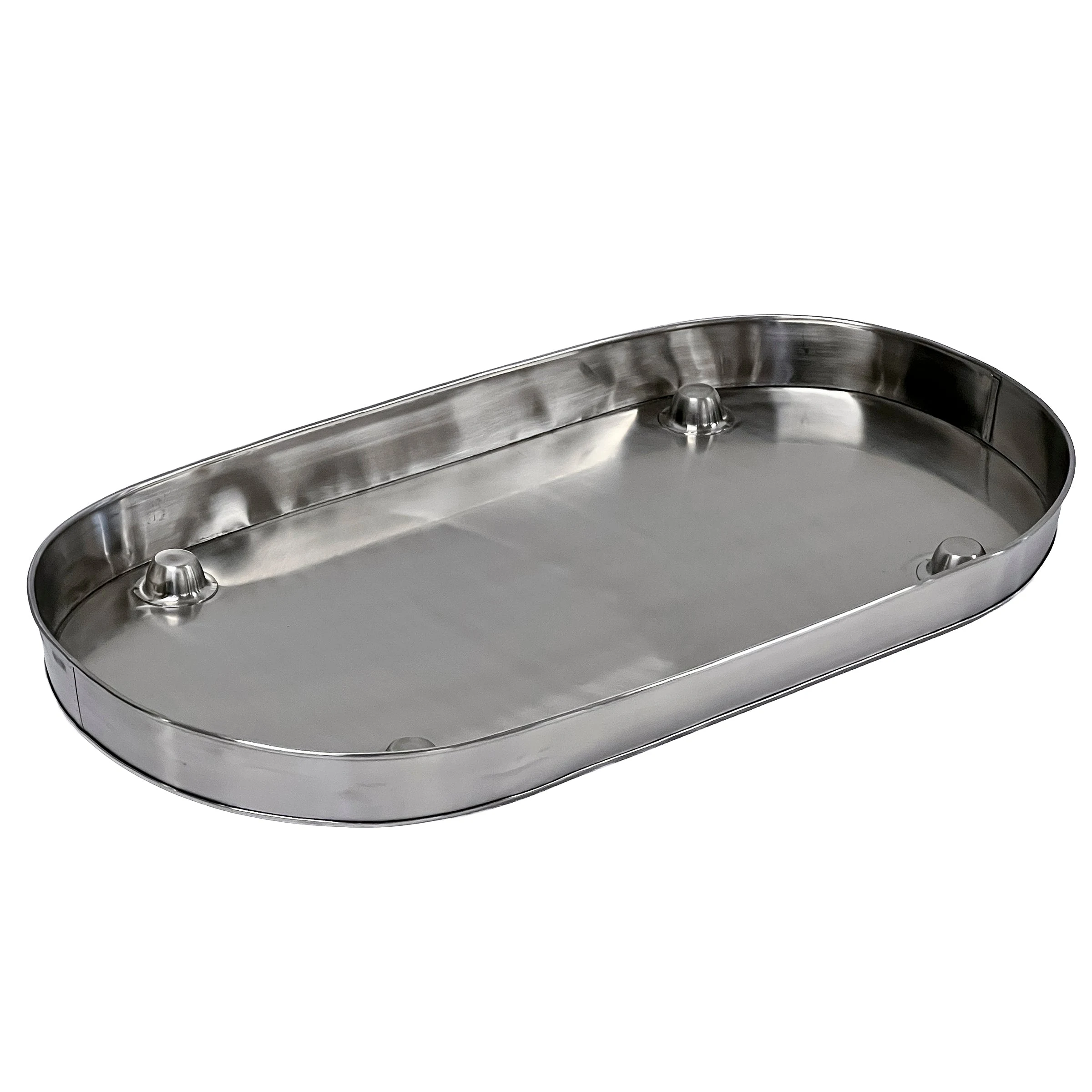 Tablecraft GTSS2313CT 23-3/4 Inch Drip Tray for Beverage Tub Stainless Steel