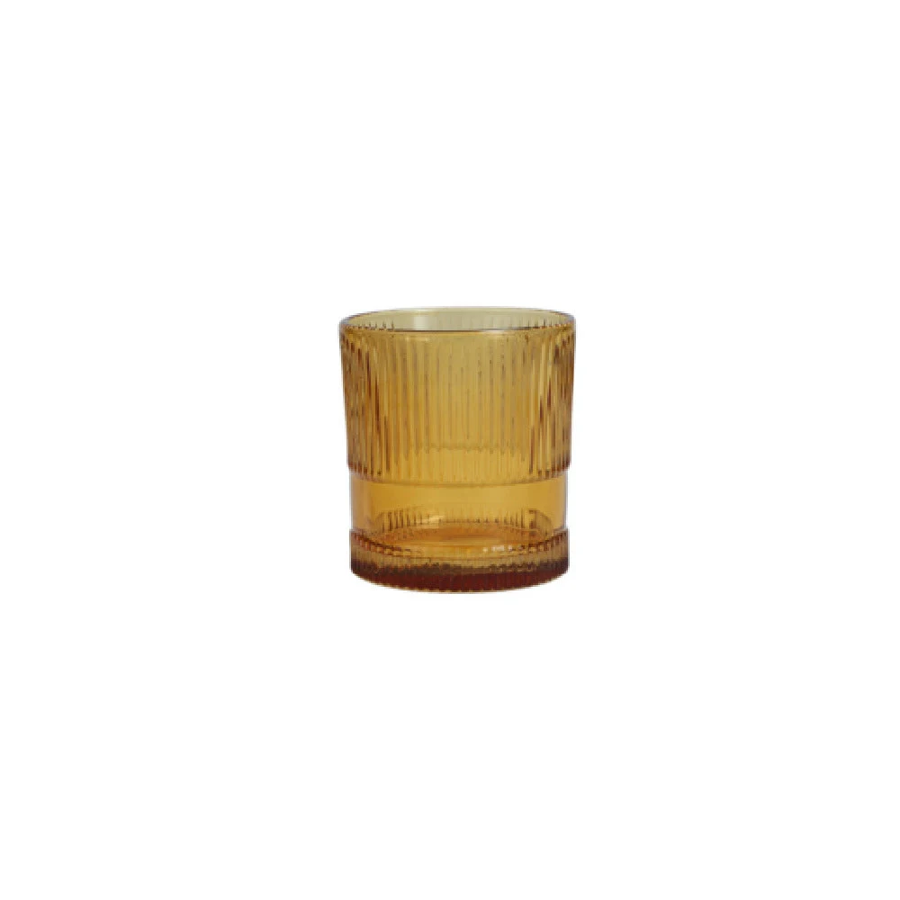 Fortessa NOHO.AMBER.04 9.85 Oz Double Old Fashioned Amber Glass 4 Packs
