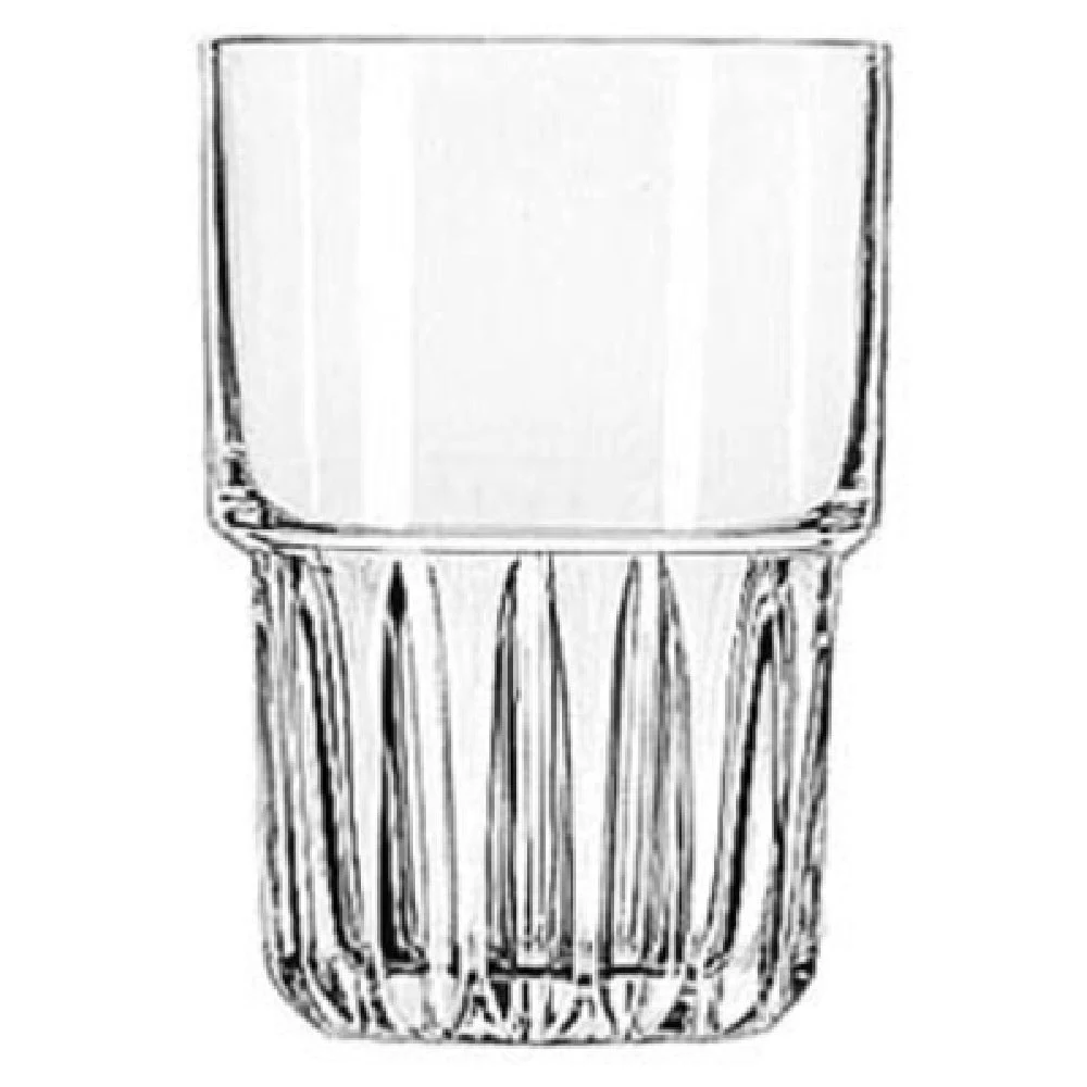 Libbey 15436 12 Oz Stackable Beverage Glass DuraTuff Glass with Everest Design
