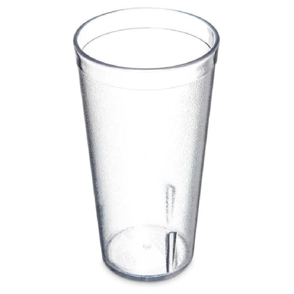 Carlisle 522007 20 Oz Stackable Tumbler Clear SAN Textured Dishwasher Safe
