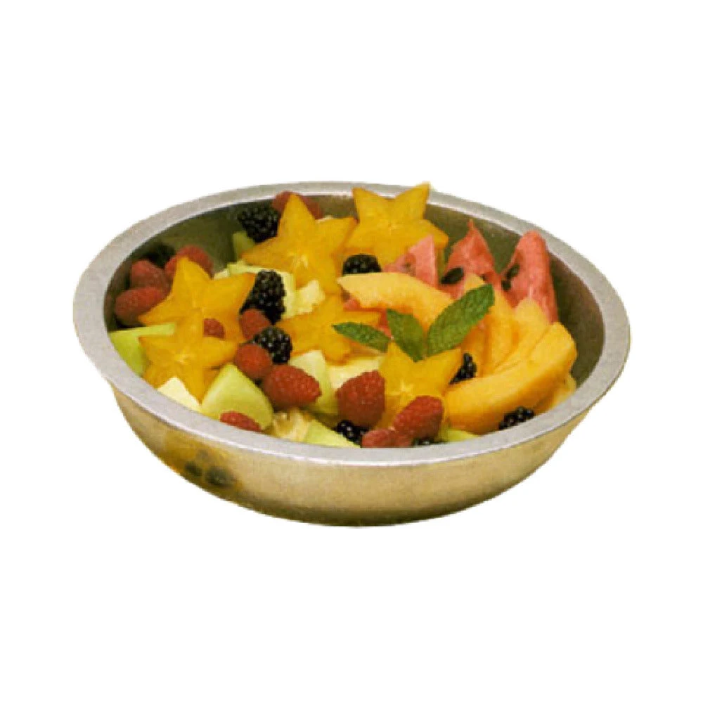 Bon Chef 15009BPLATINUMGRA 2 Qt Serving Bowl Aluminum Sandstone Round