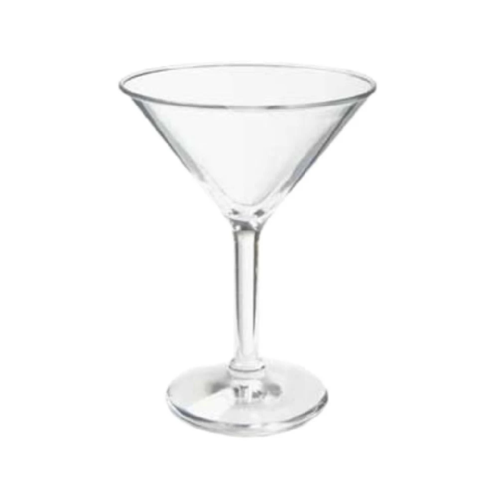GET Enterprises SW-1407-1-SAN-CL 10 Oz Clear Martini Glass NSF Plastic 2 Dozen Cases