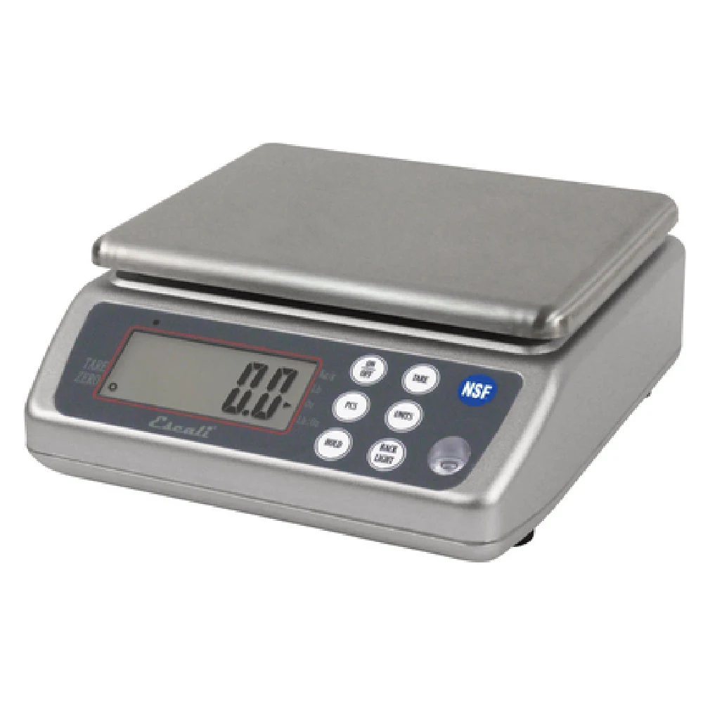 Carlisle SCDG33WD 8-1/4 Inch Digital WashDown Scale 33 lb Capacity Stainless Steel