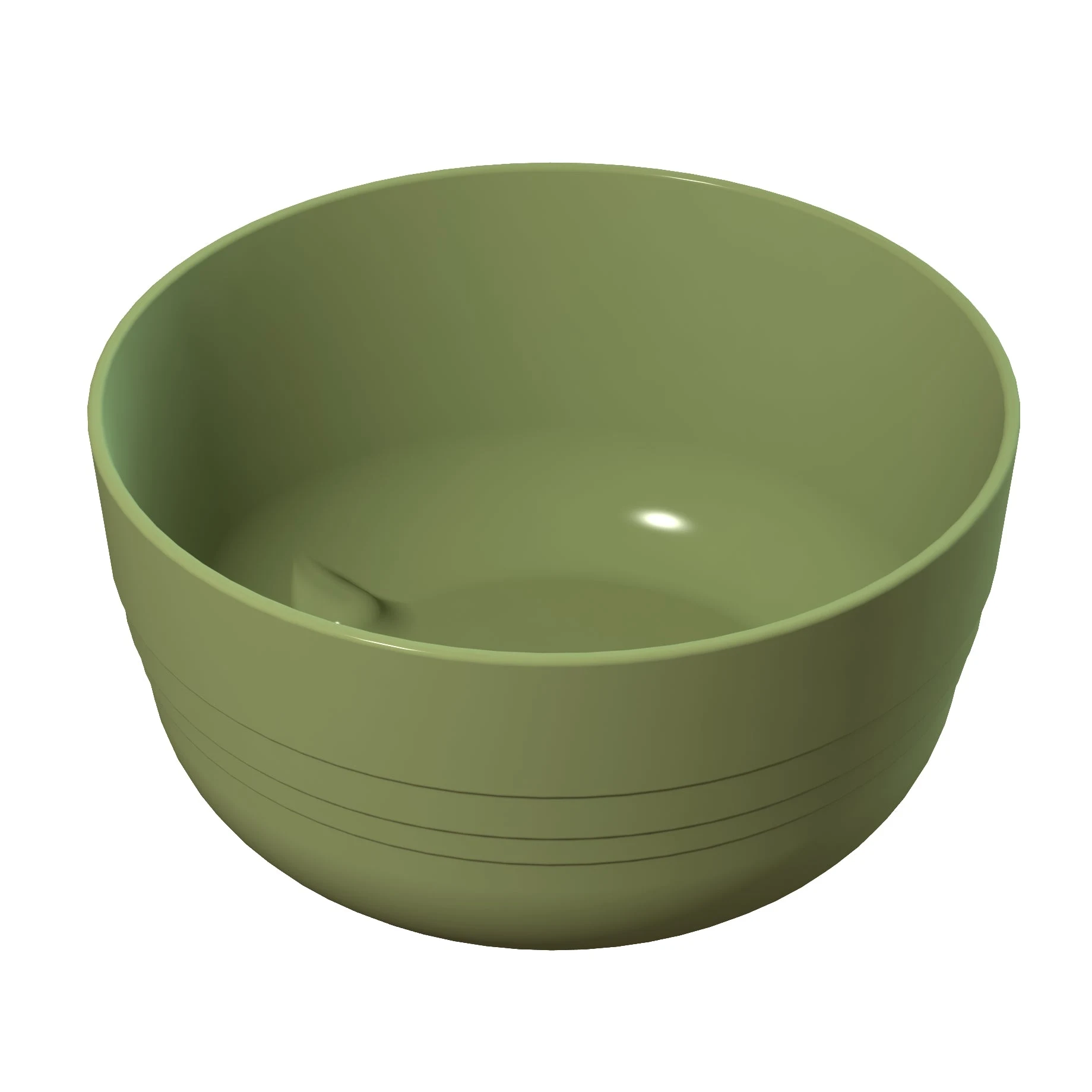 Tablecraft CW3170MM 3-1/2 Quart Round Cold Holding Fruit Bowl Mint Cast Aluminum