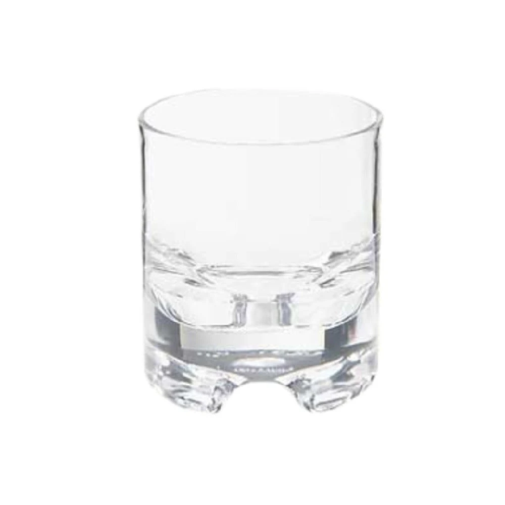 GET Enterprises SW-1423-1-SAN-CL 9 Oz Clear Rocks Glass SAN Plastic with NSF