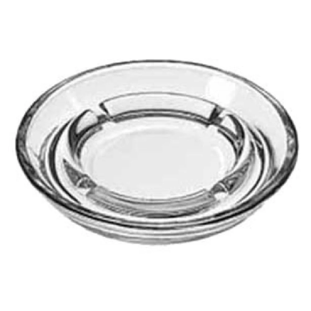 Libbey 5164 5 Inch Diameter Safety Ash Tray Clear Glass 36 Packs