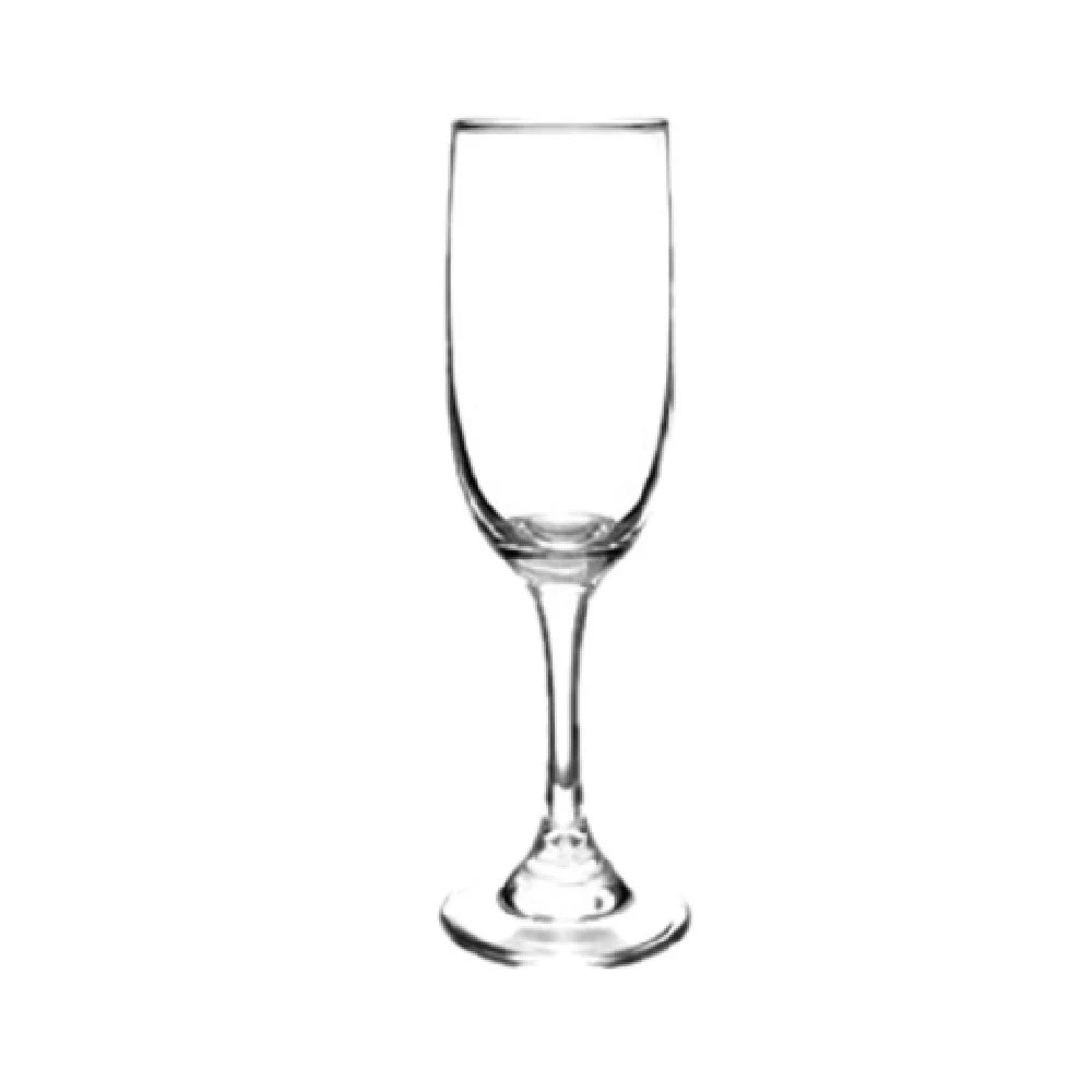 International Tableware 4640 6-1/4 Oz Glass Clear Champagne Flute With Stem