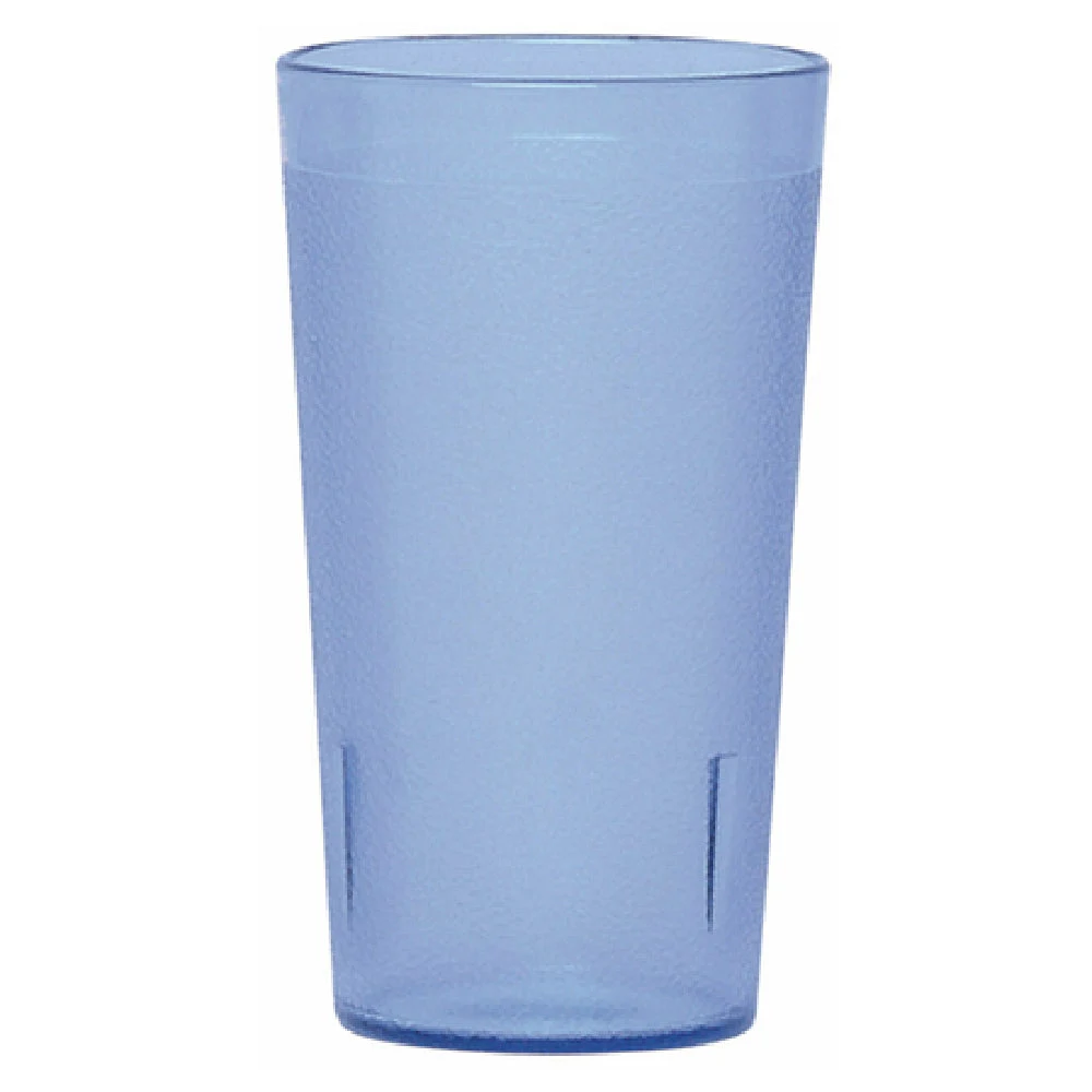 Cambro 1200P2401 12.6 Oz Tumbler Impact Resistant Textured Blue SAN