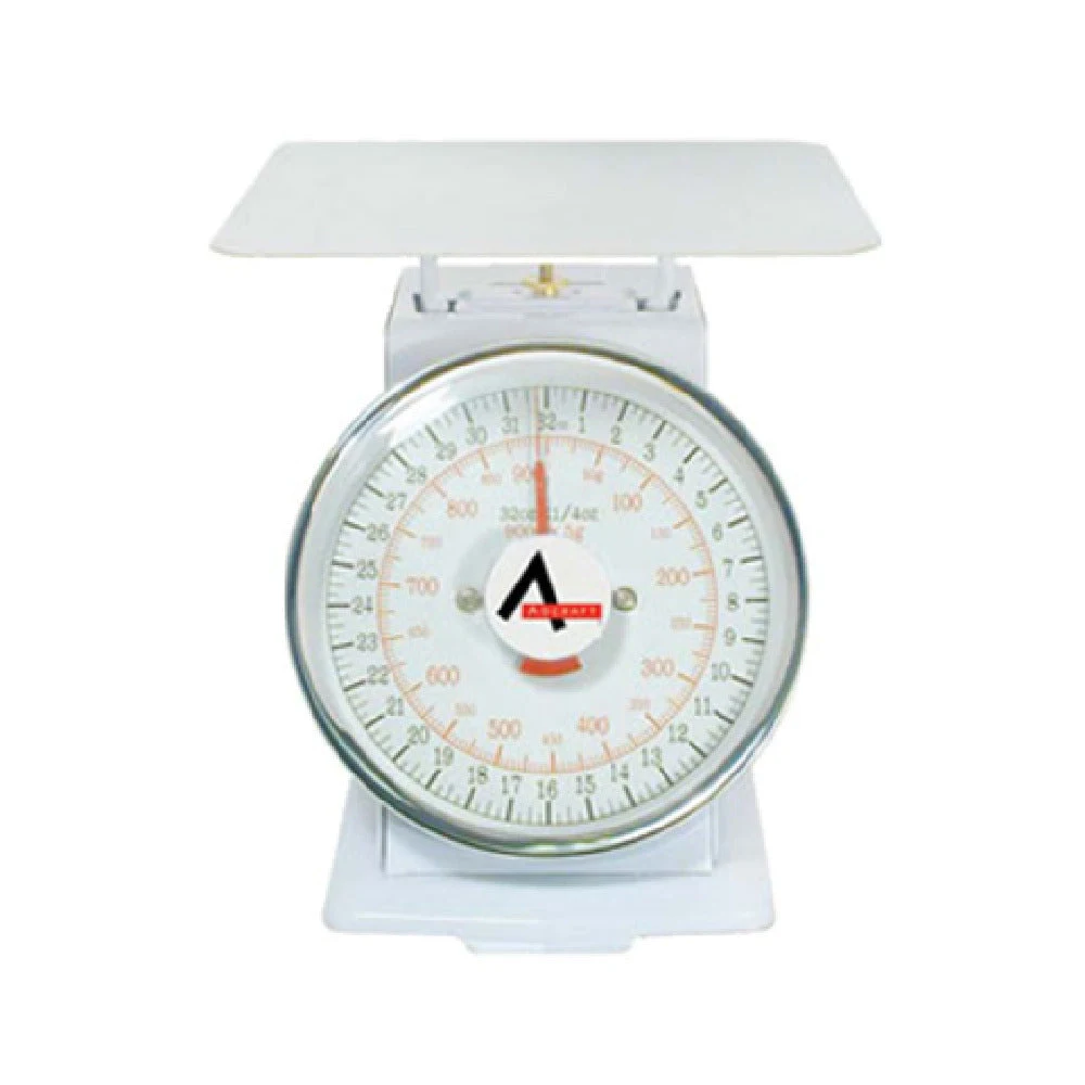 Admiral Craft SCA-324 2 Lbs Portion Control Scale Dial Stainless Steel White
