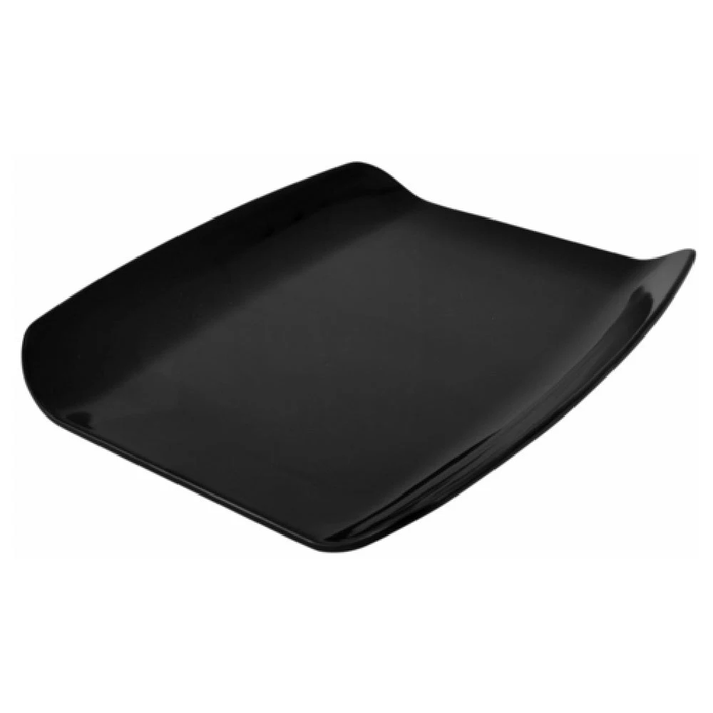 BauscherHepp TB2490 GN 1/2 Size Serving Tray 12-3/4 Inch x 10-1/2 Inch Black Melamine