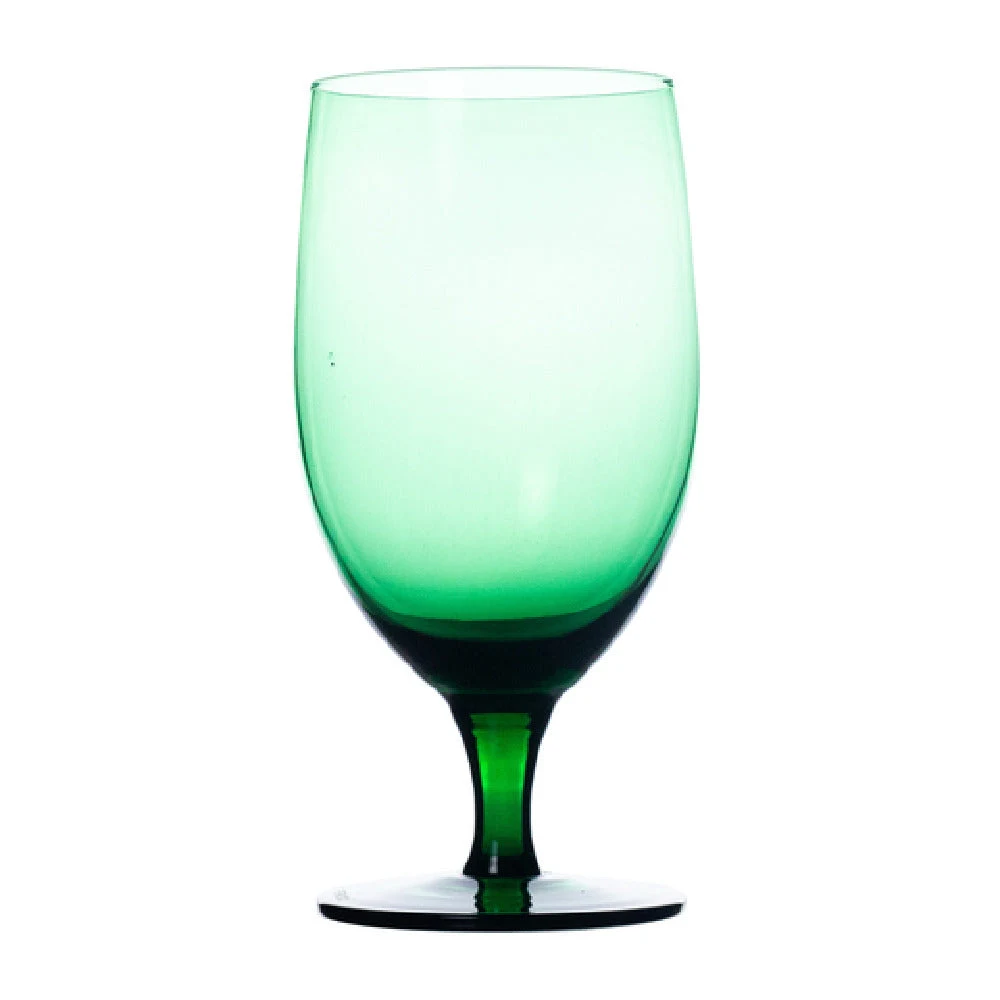 Hospitality Brands FG-G23 EMERALD 13.5 Oz All Purpose Glass Handmade Emerald Glass