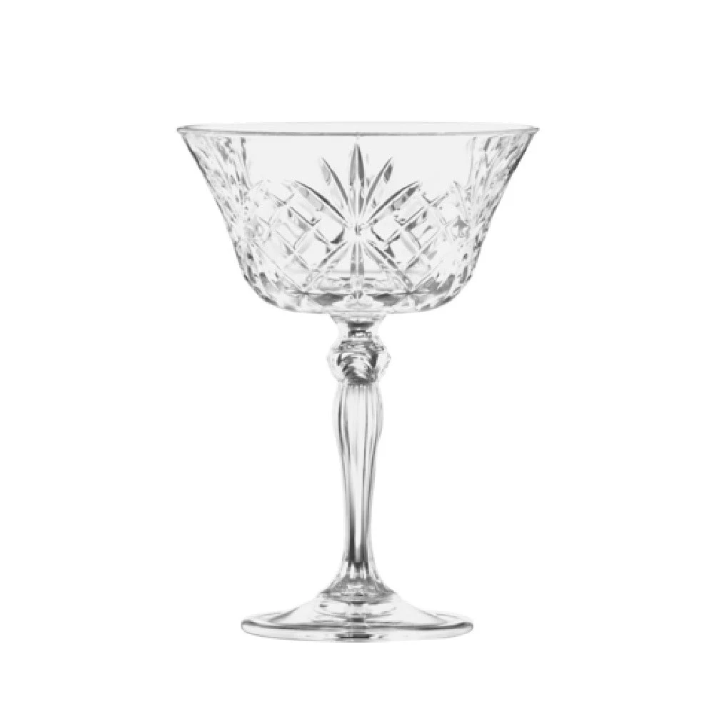 Steelite 670RCR361 8.75 Oz Champagne Glass Crystalline Melodia - 1 Dozen