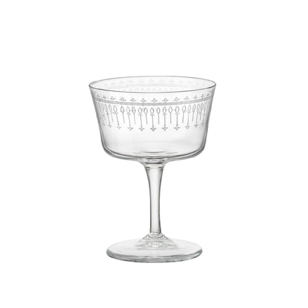 Steelite 49214Q902 7-1/2 Oz Glass Fizz Cocktail Glass Non-Tempered 6 Packs