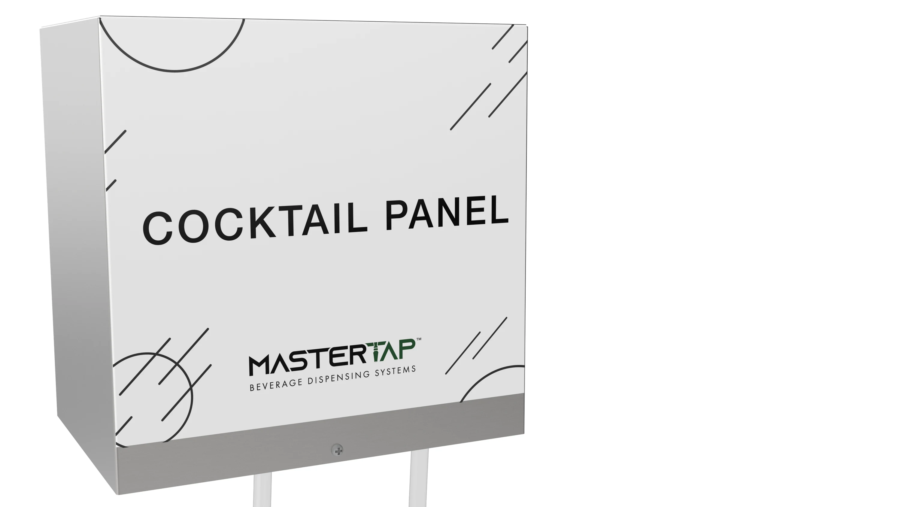 Krowne KBP-C 22 Inch Pre-Mixed Cocktail Panel Stainless Steel with Handle