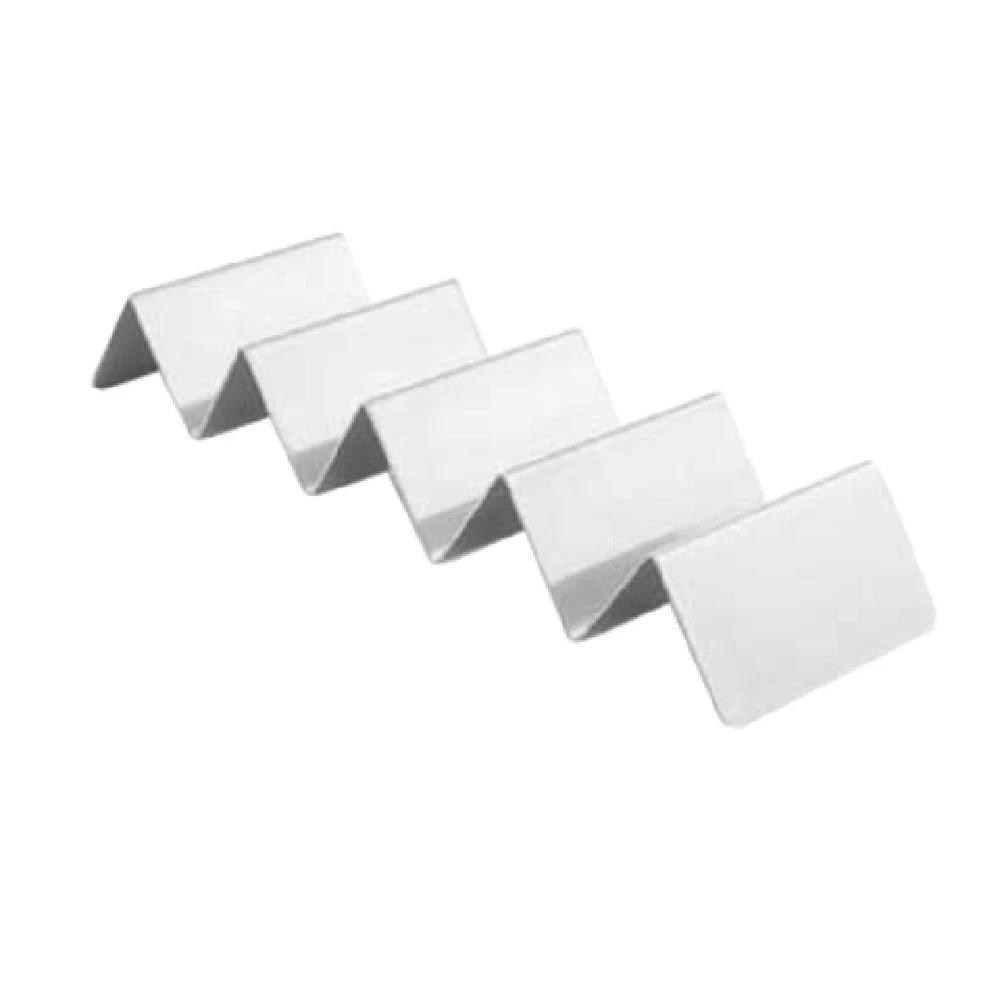 American Metalcraft MTSH5 6-5/8 Inch Stainless Steel Mini Taco Holder with 4 or 5 Sections