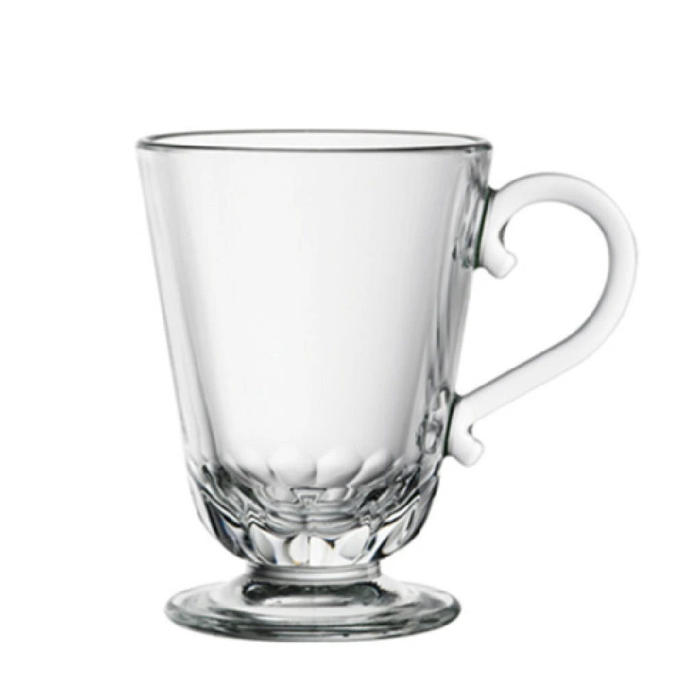 La Rochere North America 623701 8.5oz Louison Coffee Mug Clear Glass and Durable