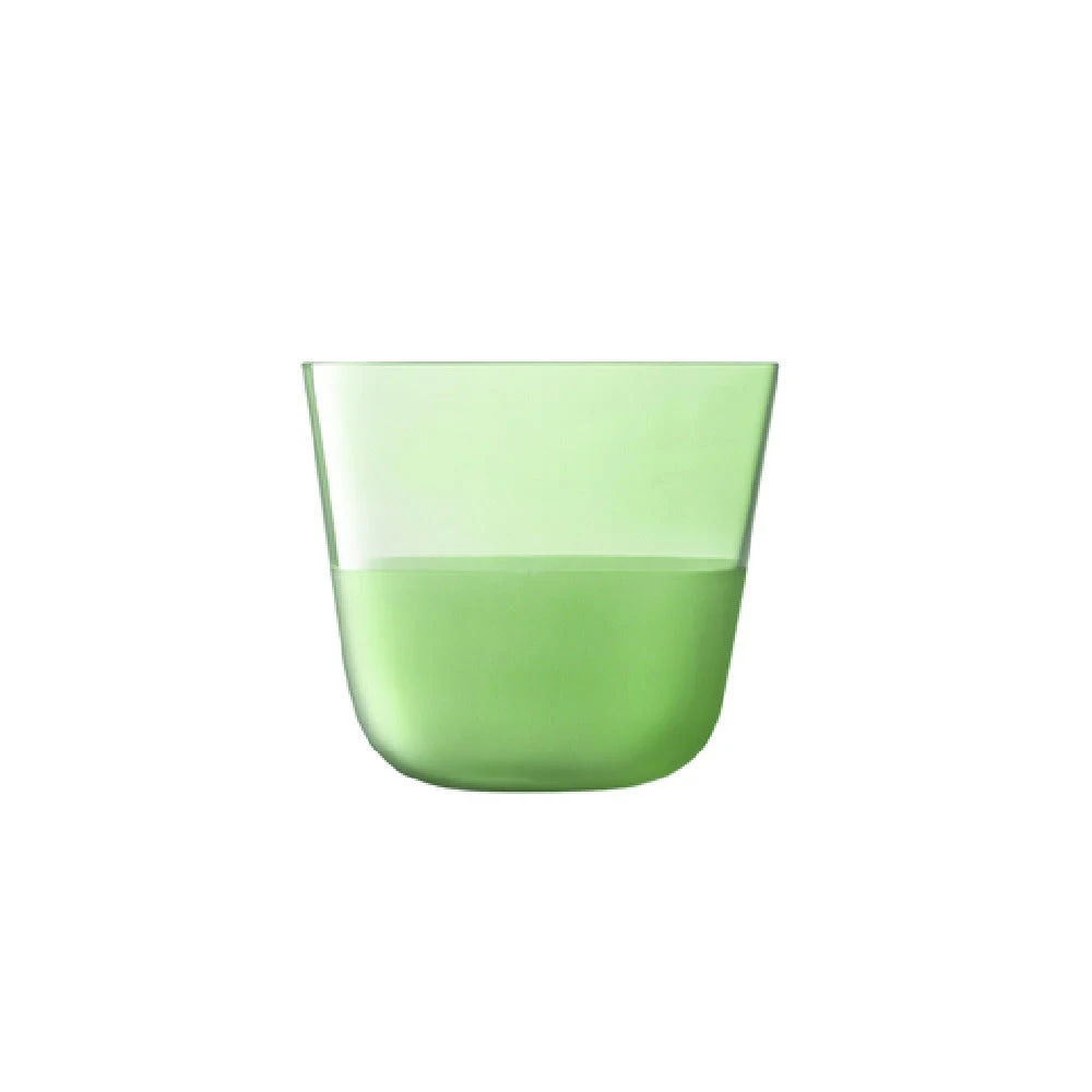 Hospitality Brands HGLAC10-002 9 Oz Glass Tumbler Stackable Lead-Free Moss