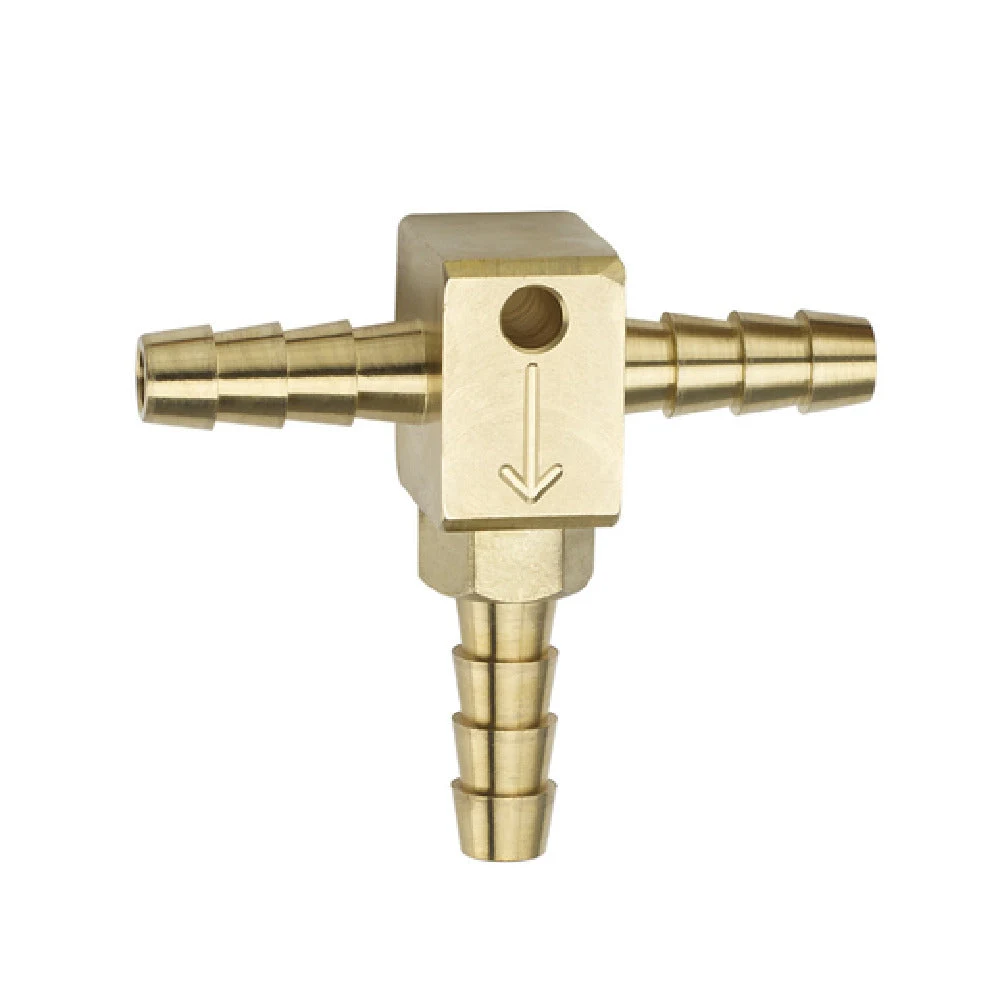 Optional 1/4 Inch Stainless Steel Check Valve Tee for Draft Beer System, Krowne KLD-CVT1
