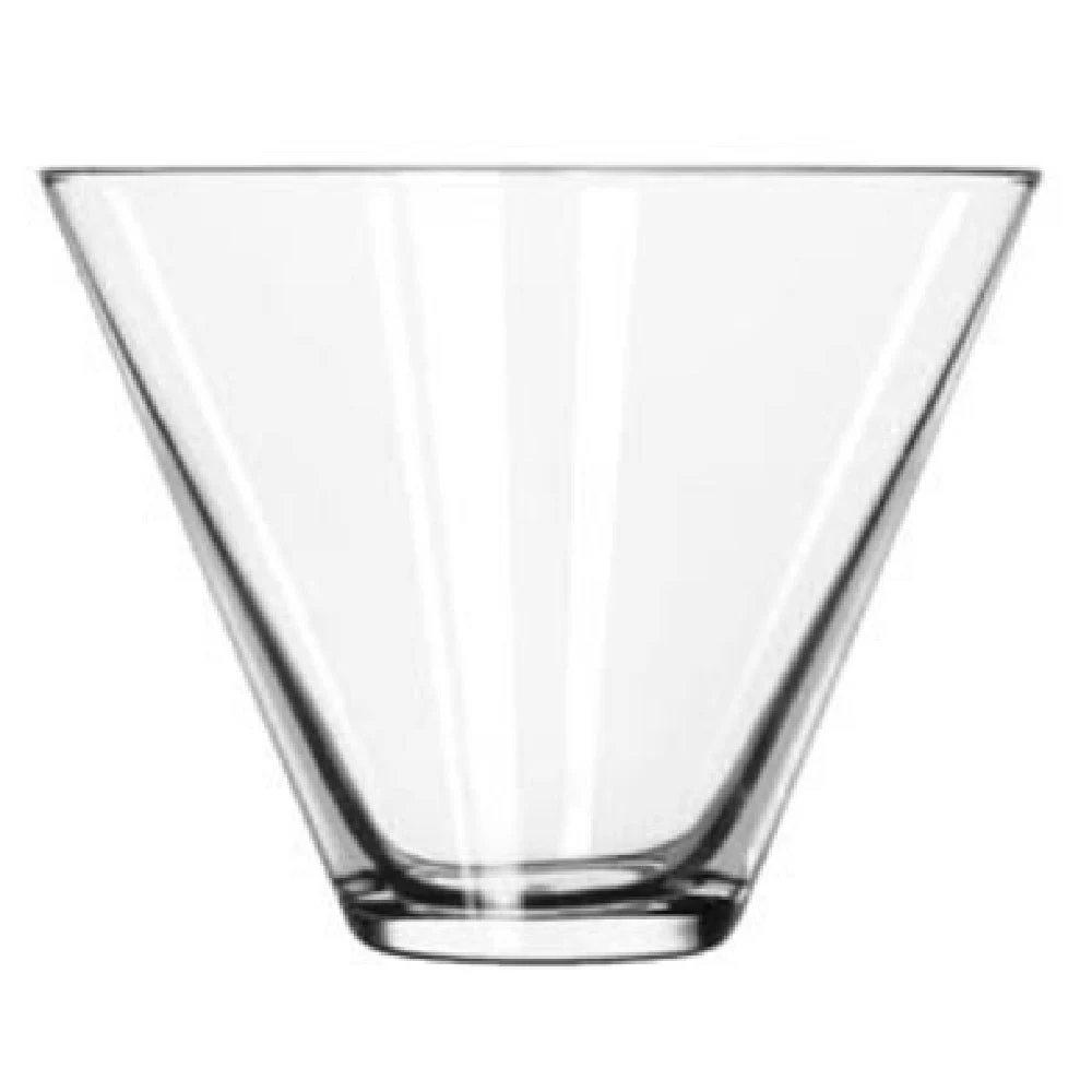 Libbey 224 13-1/2 Oz Stemless Martini Glass Safedge Rim Guarantee
