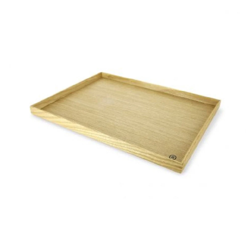 Revol 650745 16 Inch Oak Wood Serving Tray with Natural Finish