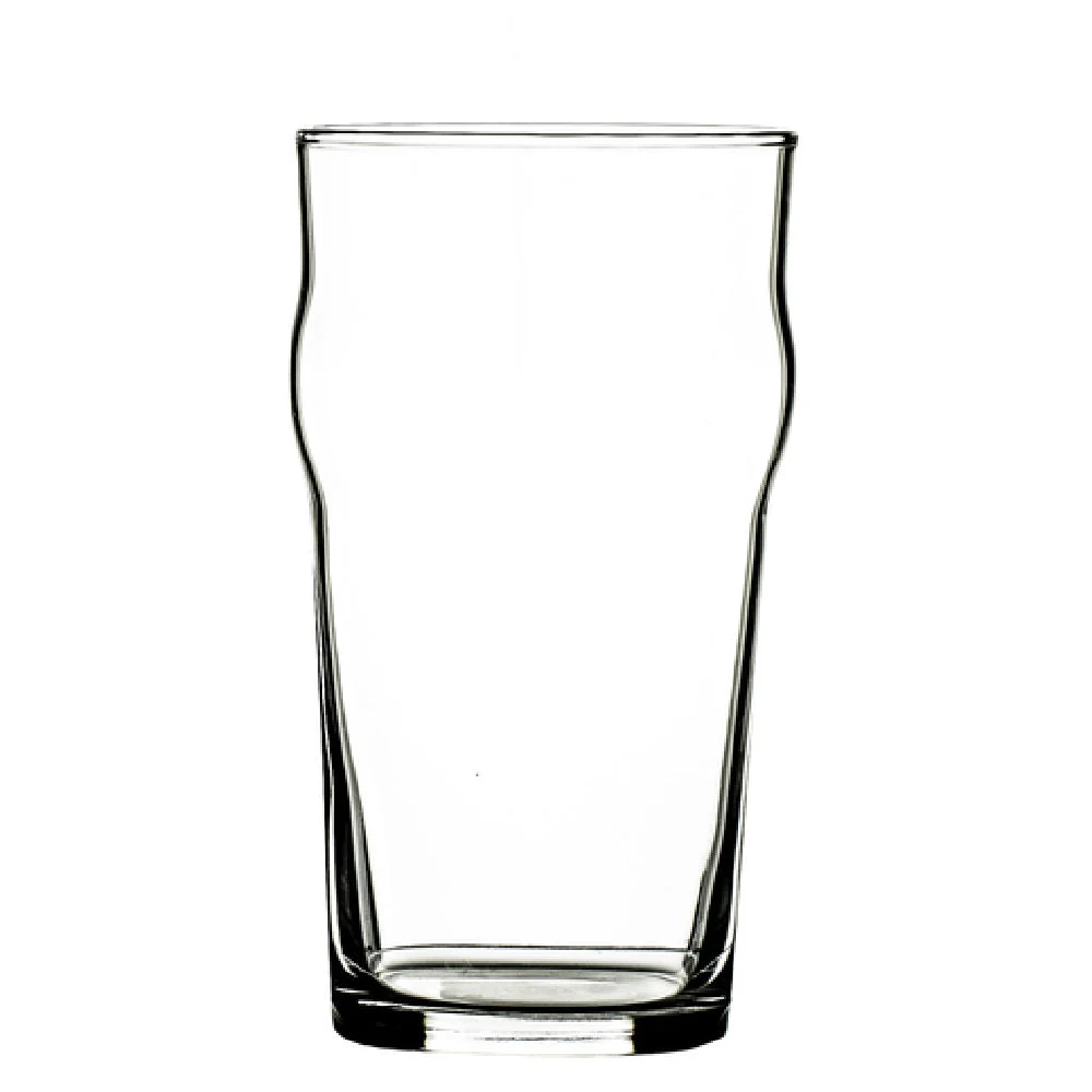 Hospitality Brands HGV4386-012 16 Oz Nonic Glass Fully Tempered Clear