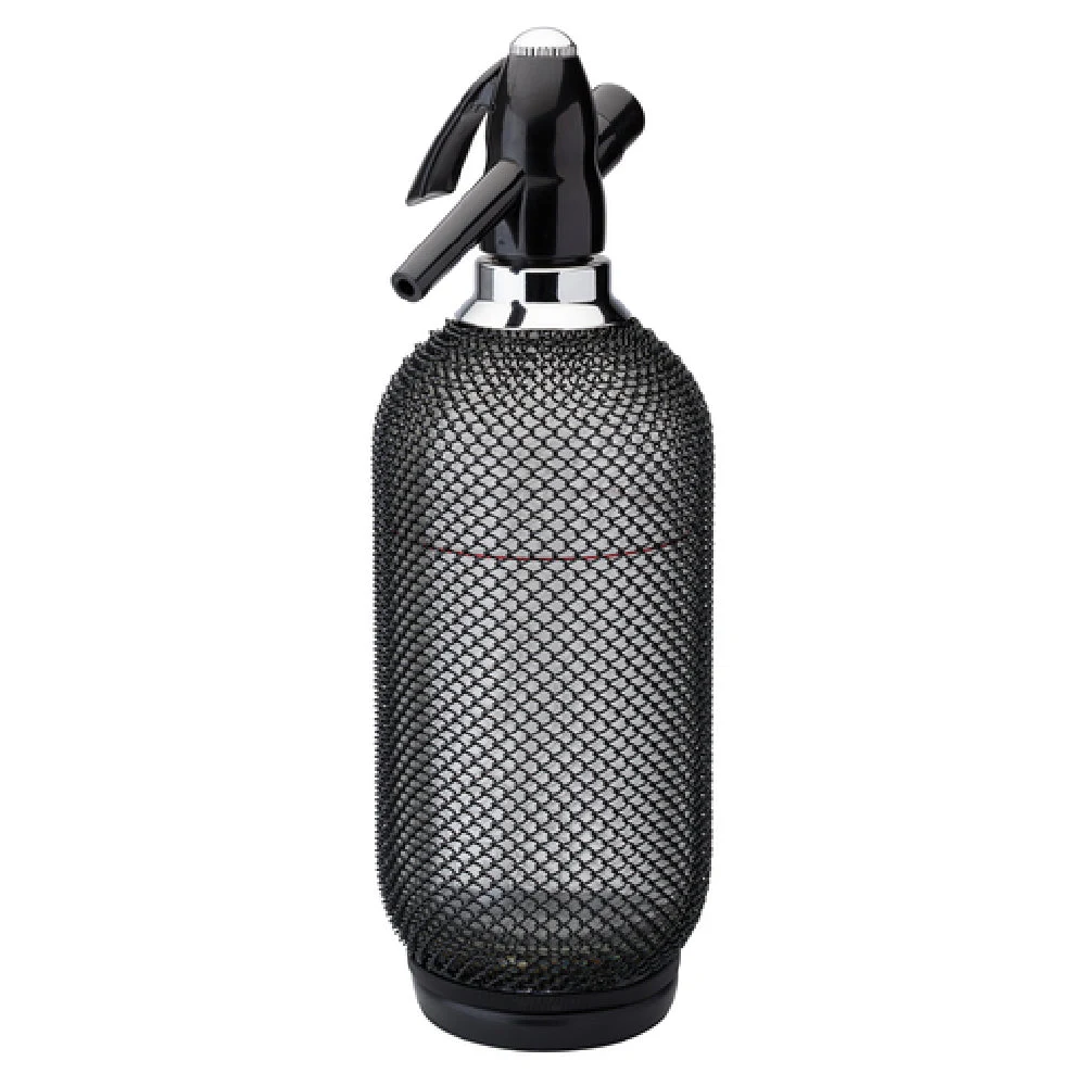 Hospitality Brands HB90203-001 1 L. Whipping Siphon Black Glass