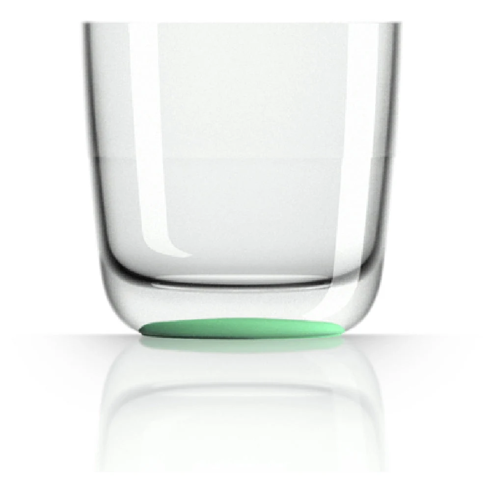 BauscherHepp PM840S1 9.6 Oz Stackable Break Resistant Whiskey Glass Plastic Green