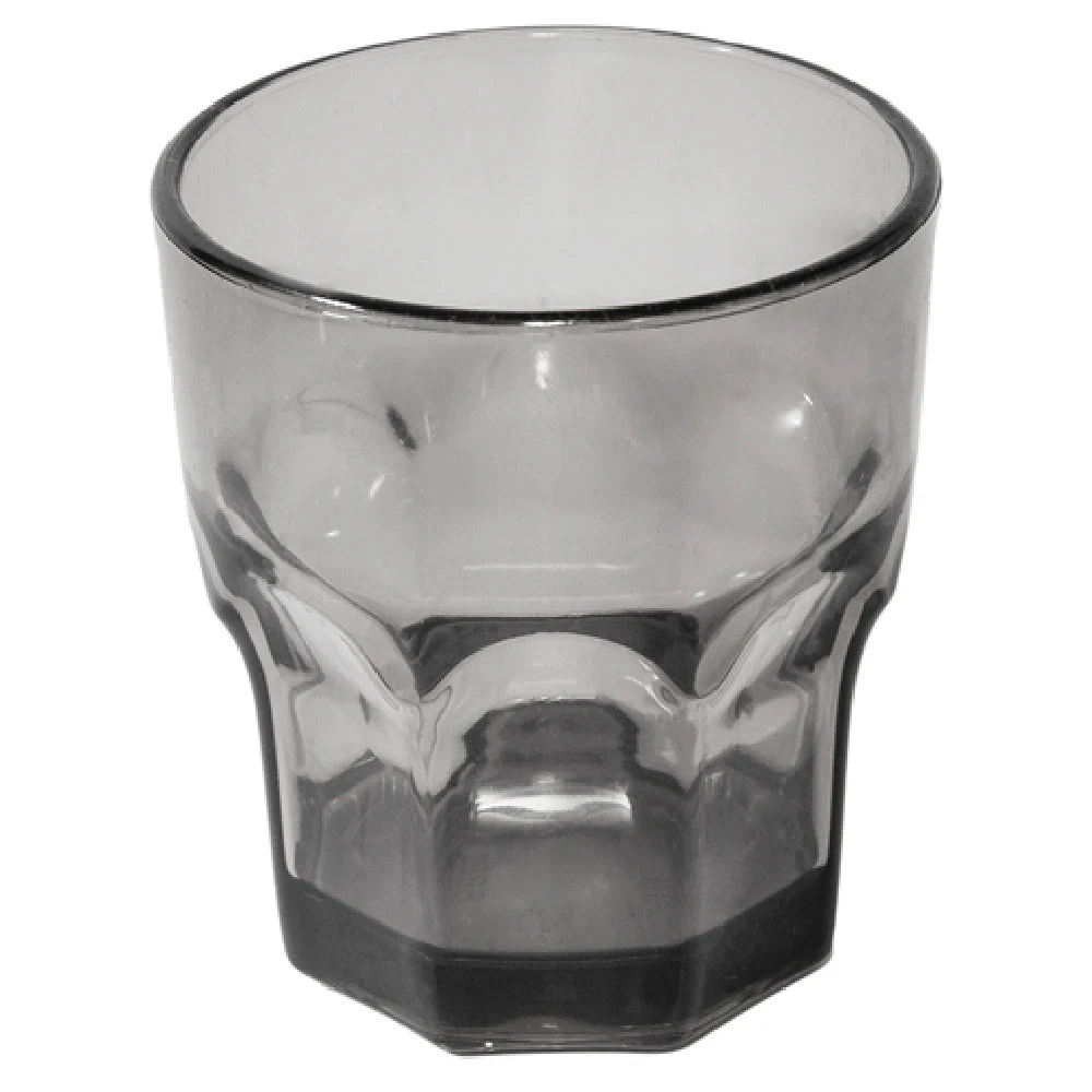 Carlisle 580818 8 Oz Plastic Tumbler Dishwasher Safe Black SAN Drinkware