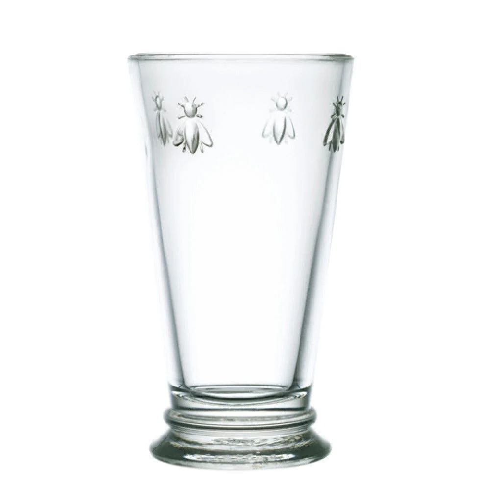 La Rochere North America 622201 15.5oz Clear Bee Highball Glass Durable and Dishwasher Safe