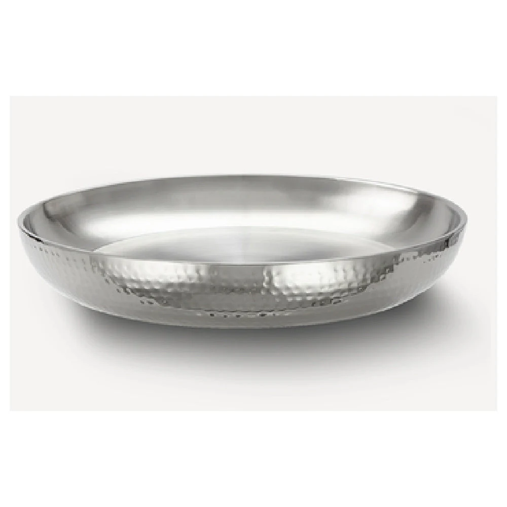 American Metalcraft DWHSEA12 68 Oz Seafood Tray Stainless Steel Hammered Finish
