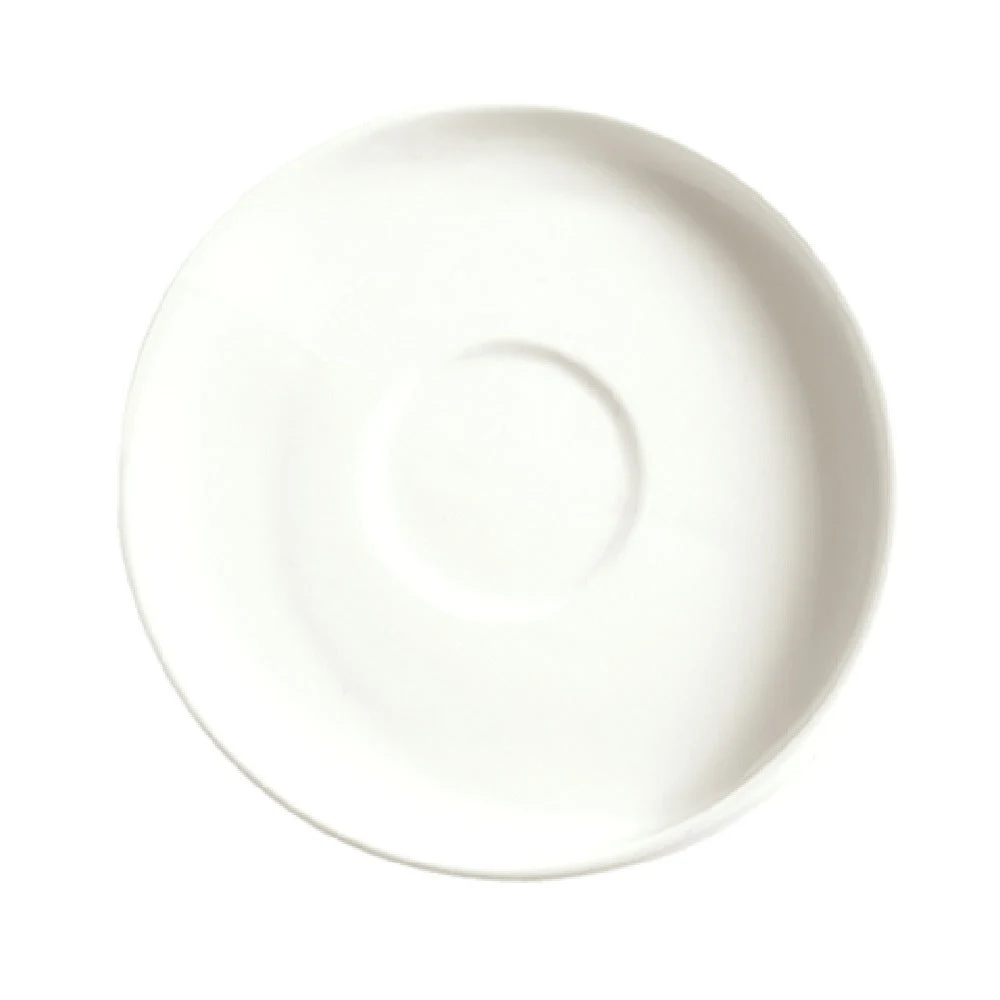 Libbey 905356124 4-1/4 Inch Angular Saucer White Porcelain 36 Packs