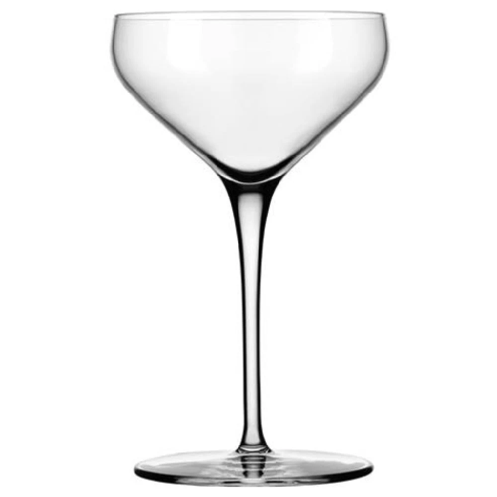 Libbey 9329 8 Oz Coupe Glass Clear Fire Glass with High Durability Rim