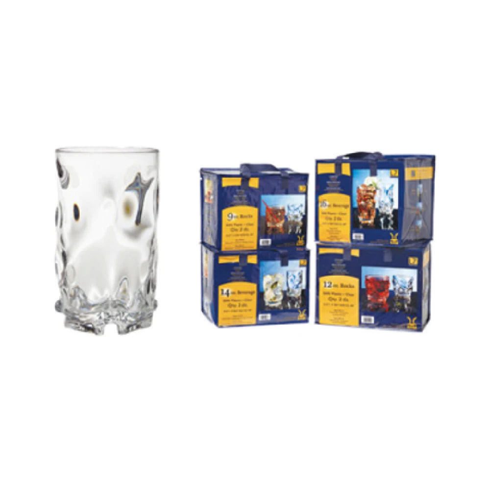 GET Enterprises SP-SW-1442-CL 16 Oz. Clear Beverage Glass NSF Plastic 4 Dozen Cases