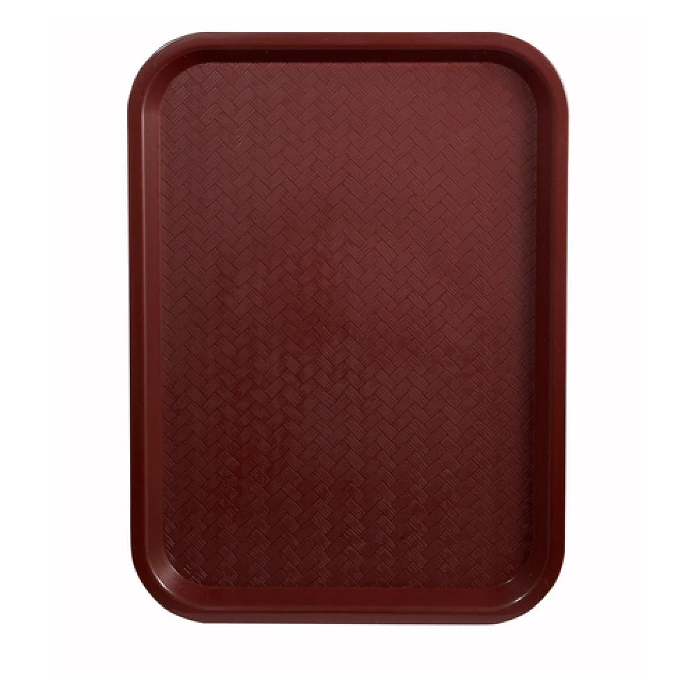 Winco FFT-1418U 14 Inch Fast Food Tray BPA Free Polypropylene Burgundy