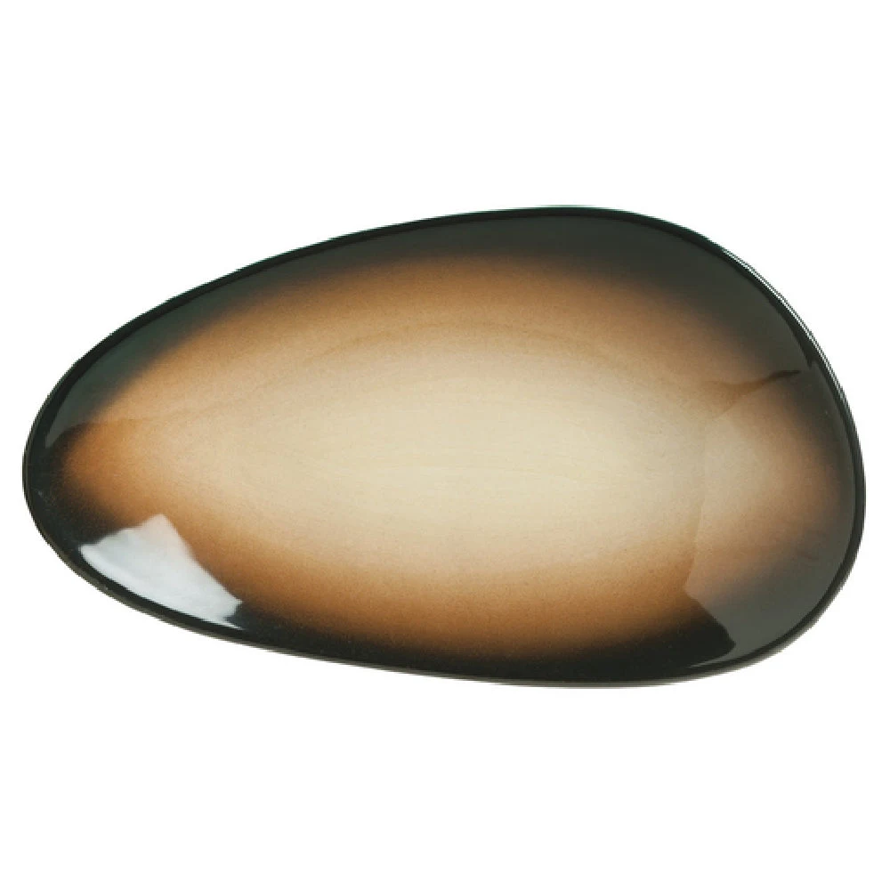 Libbey PEB-7-T Tray 8-3/8 Inch Organic Shape Porcelain High Gloss Finish