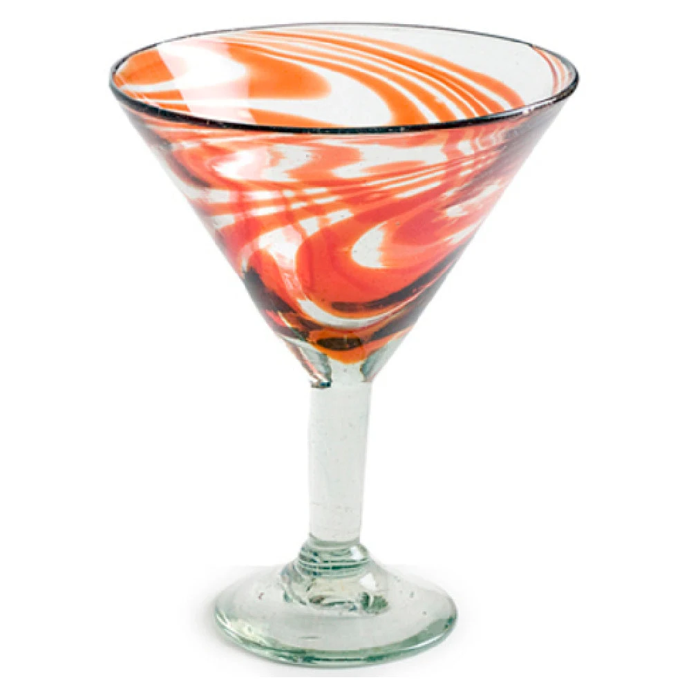 Orion Trading & Design G266-OS Swirl Classic Margarita Glass 15 Oz. 5-1/2