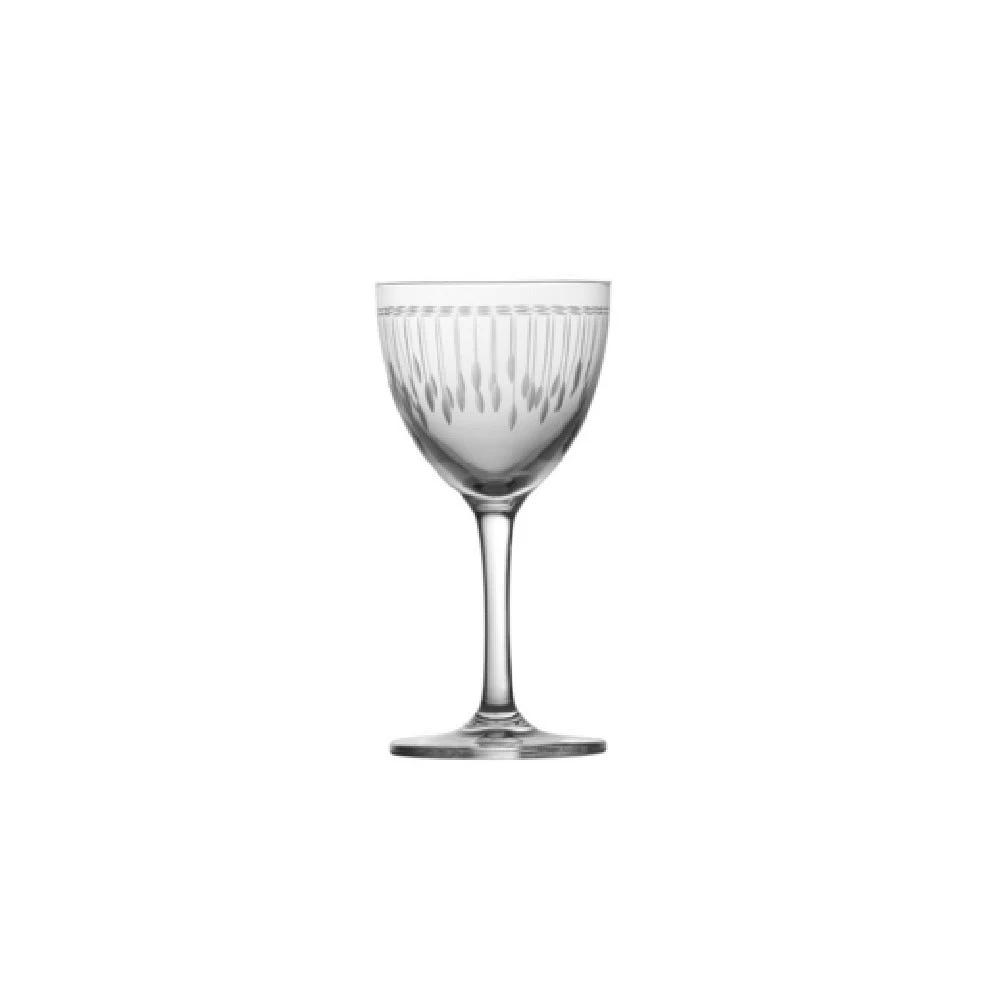 Fortessa 0023.G119778 5.6 Oz Etched Glamorous Cut Cocktail Glass Crystal