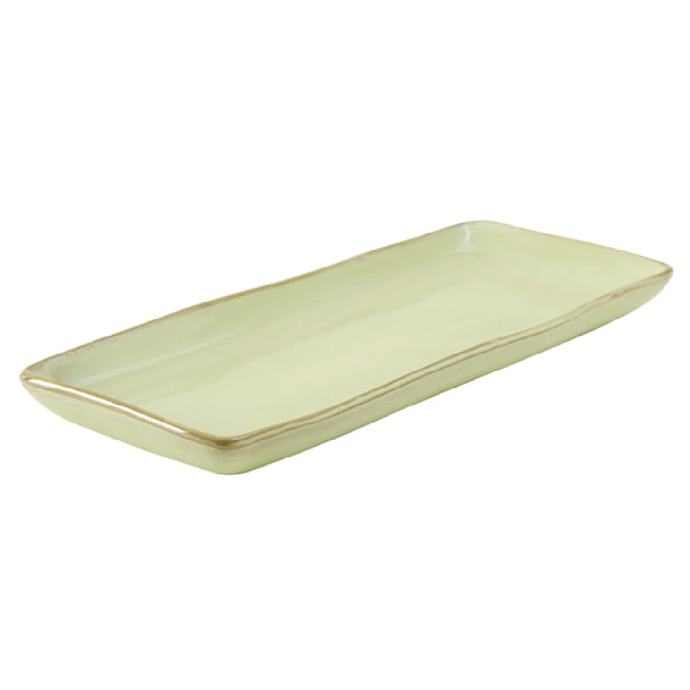 Tuxton GAS-550 11-5/8 Inch Rectangular Tray Ceramic Lead-Free Dishwasher Safe